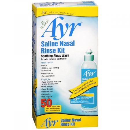 Ayr Saline Nasal Rinse Kit - 50 EA