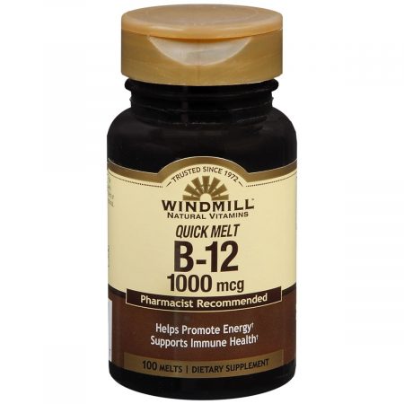 Windmill Quick Melt B-12 1000 mcg Melts - 100 TB