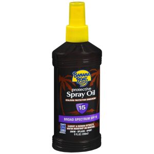 Banana Boat Protective Spray Oil Sunscreen SPF 15 - 8 OZ