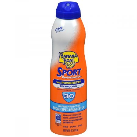 Banana Boat Sport Performance Continuous Spray Sunscreen SPF 30 - 6 OZ