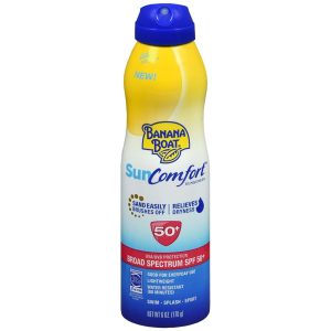 Banana Boat SunComfort Clear UltraMist Sunscreen SPF 50+ - 6 OZ