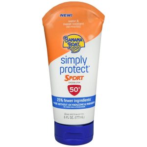 Banana Boat Simply Protect Sport Sunscreen Lotion SPF 50+ - 6 OZ