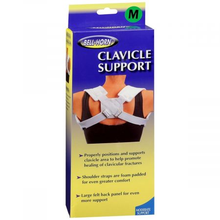 Bell-Horn Clavicle Support White Medium - 1 EA