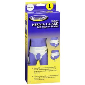 Bell-Horn Hernia Guard White L Double 85220 - 1 EA