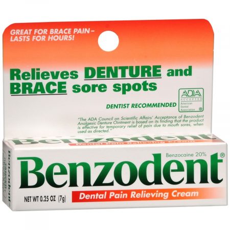Benzodent Dental Pain Relieving Cream - 0.25 OZ