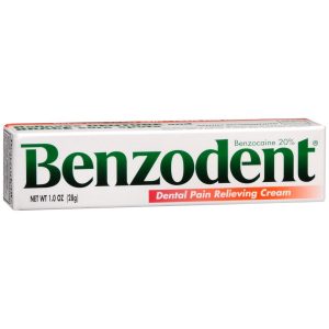 Benzodent Dental Pain Relieving Cream - 1 OZ