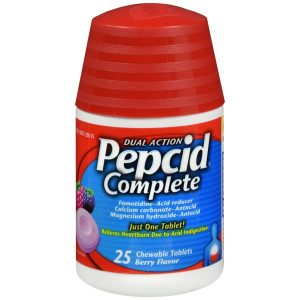 Pepcid Complete Chewable Tablets Berry Flavor - 25 TB