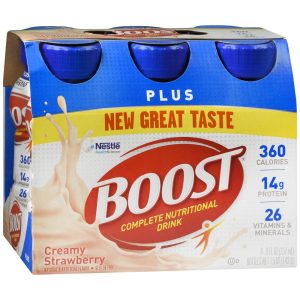 BOOST PLUS Complete Nutritional Drink Creamy Strawberry - 48 OZ