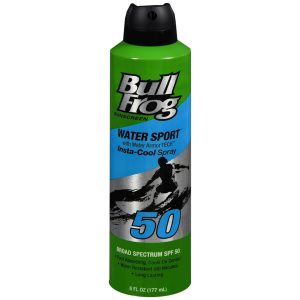 BullFrog Sunscreen Water Sport Spray SPF 50 - 6 OZ