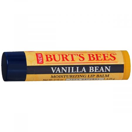 Burt's Bees Moisturizing Lip Balm Vanilla Bean - 0.15 OZ