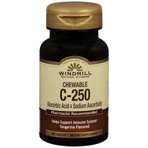 Windmill Chewable C-250 Tablets Tangerine Flavored - 60 TB