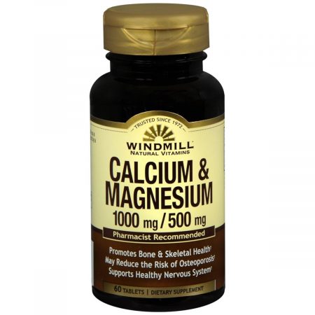 Windmill Calcium 1000 mg & Magnesium 500 mg Tablets - 60 TB