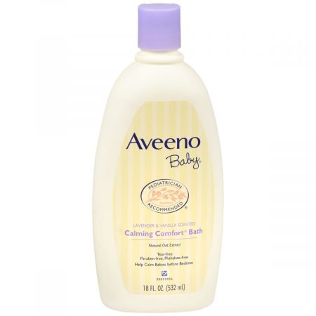 AVEENO Baby Lavender & Vanilla Scented Calming Comfort Bath - 18 OZ