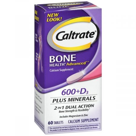 Caltrate 600+D3 Plus Minerals Tablets - 60 TB