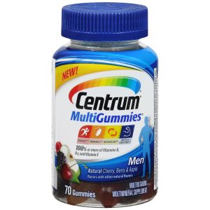 Centrum MultiGummies Men Natural Cherry, Berry & Apple - 70 EA