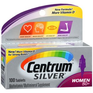 Centrum Silver Women 50+ Multivitamin/Multimineral Tablets - 100 TB