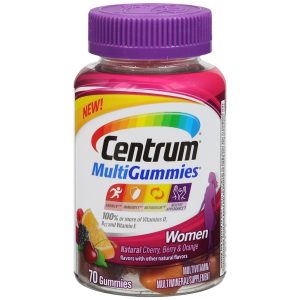 Centrum MultiGummies Women Natural Cherry, Berry & Apple - 70 EA