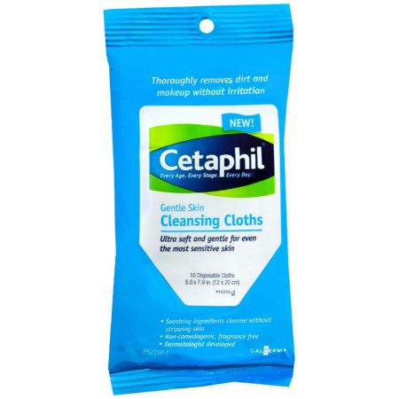 Cetaphil Gentle Skin Cleansing Cloths - 10 EA