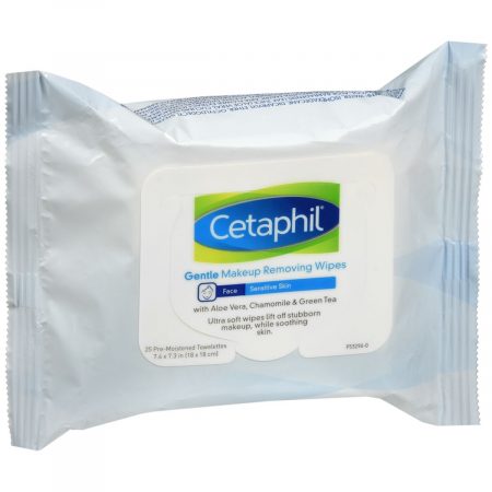 Cetaphil Gentle Makeup Removing Wipes - 25 EA