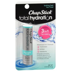 ChapStick Total Hydration 3 in 1 Lip Care Soothing Oasis - 0.12 OZ