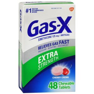 Gas-X Extra Strength Chewable Tablets Cherry Creme - 48 TB