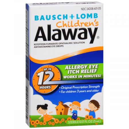 Bausch + Lomb Alaway Ophthalmic Solution Eye Drops for Children - 0.17 OZ