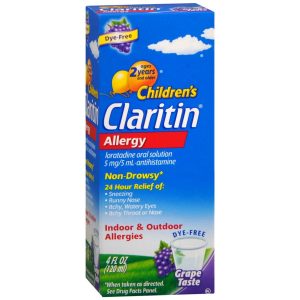 Claritin Children's Allergy Non-Drowsy Oral Solution Grape - 4 OZ