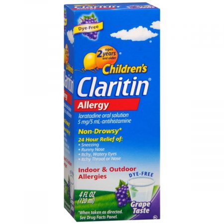 Claritin Children's Allergy Non-Drowsy Oral Solution Grape - 4 OZ