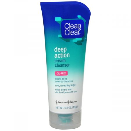 CLEAN & CLEAR Deep Action Cream Cleanser - 6.5 OZ