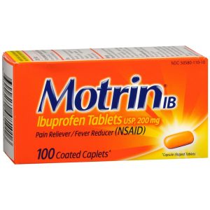 Motrin Ibuprofen Caplets - 100 CP