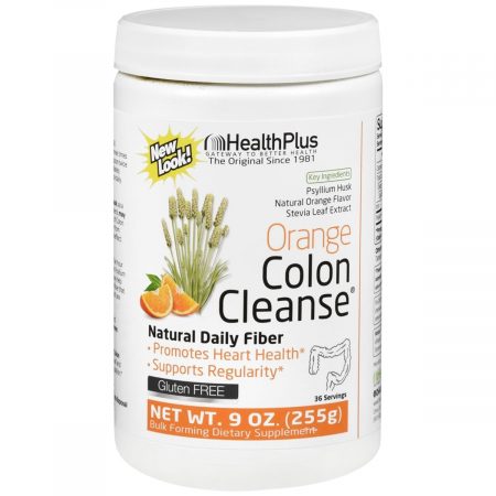 Health Plus Colon Cleanse Bulk Forming Powder Orange - 9 OZ