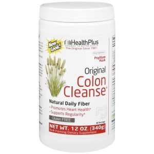 Health Plus Colon Cleanse Bulk Forming Dietary Supplement Powder Original - 12 OZ