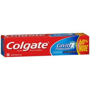 Colgate Cavity Protection Fluoride Toothpaste Regular Flavor - 4 OZ