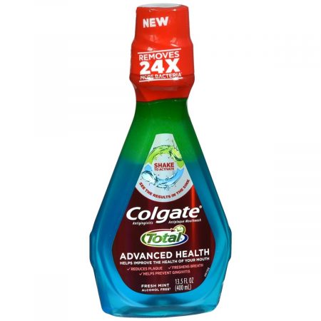 Colgate Total Advanced Health Antigingivitis Antiplaque Mouthwash Fresh Mint - 13.5 OZ