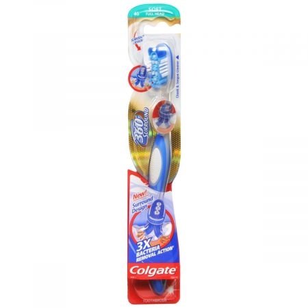 Colgate 360 Surround Toothbrush Full Head Soft - 1 EA
