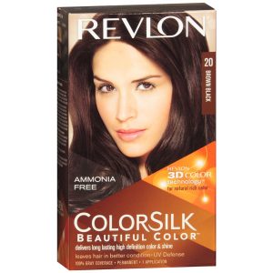 Revlon ColorSilk Beautiful Color Permanent Color 20 Brown Black - 1 EA
