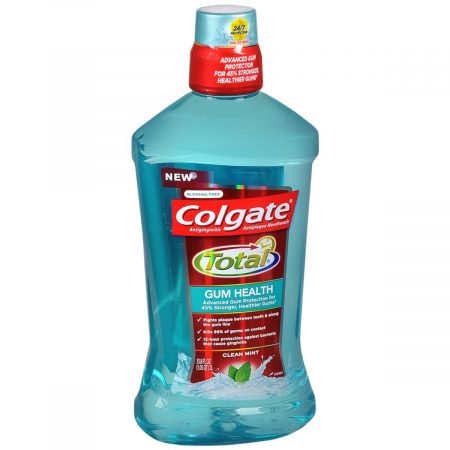 Colgate Total Gum Health Antigingivitis Antiplaque Mouthwash Clean Mint - 33.8 OZ