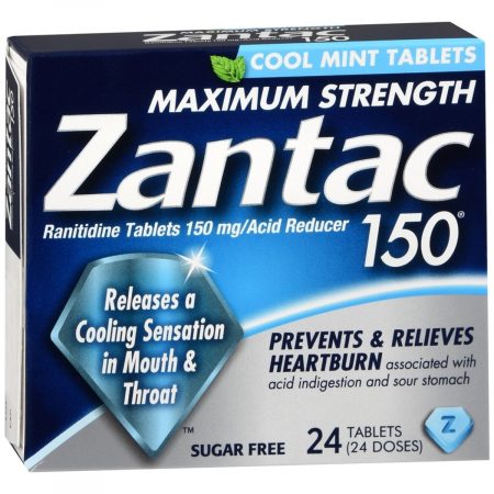 Zantac 150 Tablets Cool Mint - 24 TB
