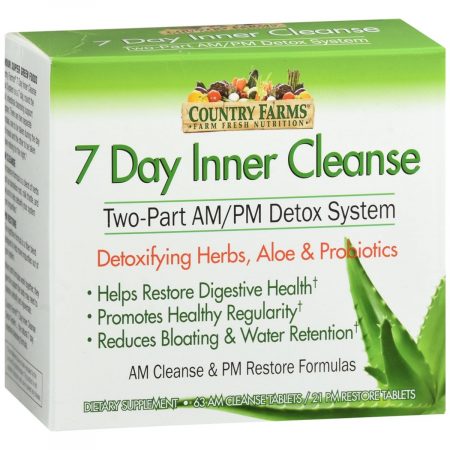 Country Farms 7 Day Inner Cleanse Two Part AM/PM Detox System - 1 EA