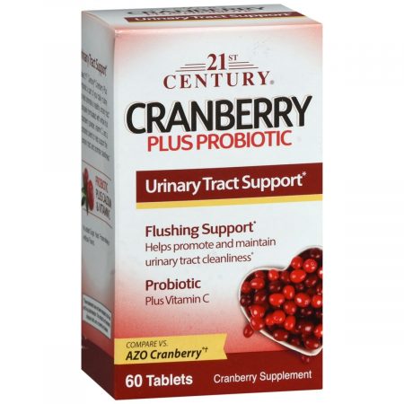 21st Century Cranberry plus Probiotic Tablets - 60 TB