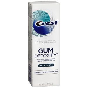 Crest Gum Detoxify Fluoride Toothpaste Deep Clean - 4.1 OZ