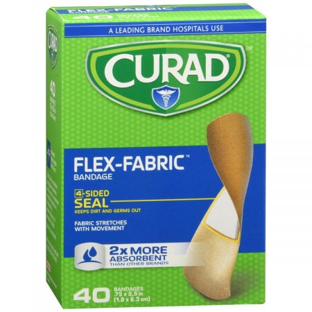 Curad Flex-Fabric Bandages One Size - 40 EA