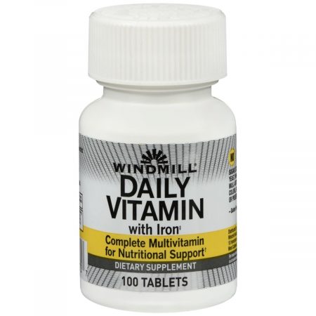 Windmill Daily Vitamin with Iron Tablets - 100 TB