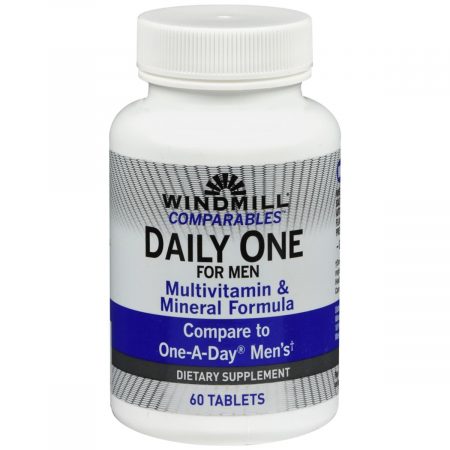 Windmill Comparables Daily One for Men Multivitamin & Mineral Formula Tablets - 60 TB