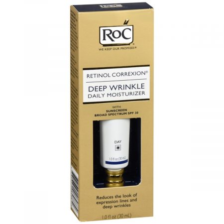 RoC Retinol Correxion Deep Wrinkle Daily Moisturizer with Sunscreen SPF 30 - 1 OZ