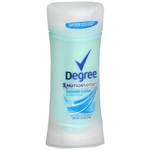 Degree Motion Sense Anti-Perspirant & Deodorant Invisible Solid Shower Clean - 2.6 OZ