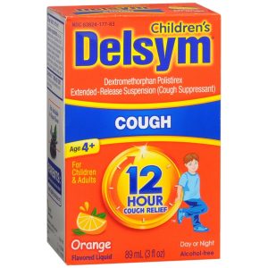 Delsym Children's 12 Hour Cough Relief Liquid Orange - 3 OZ