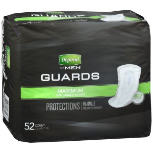 Depend For Men Guards Maximum Absorbency - 52 EA