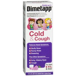 Dimetapp Children's Cold & Cough Liquid Grape Flavor - 8 OZ