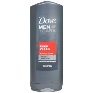 Dove Men + Care Deep Clean Body and Face Wash - 13.5 OZ